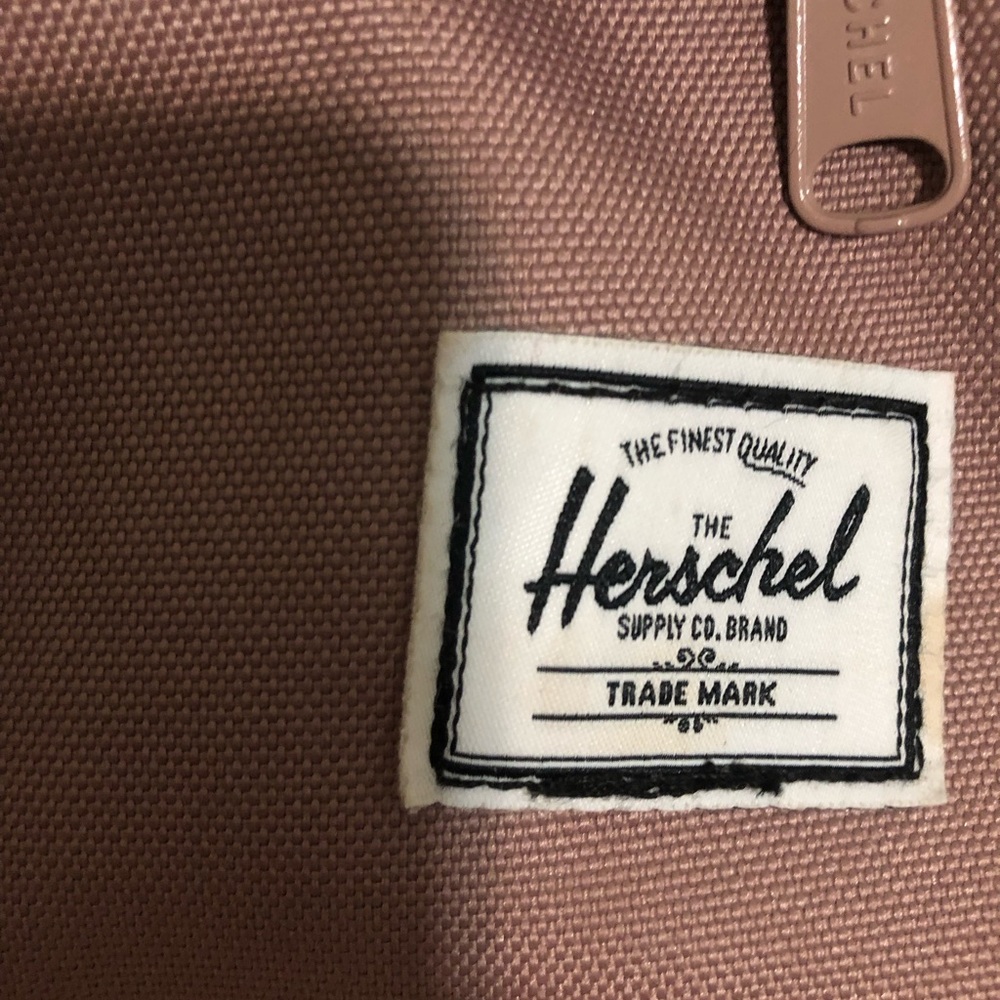 Herschel Mini Backpack Mauve Dusty Rose Pink Classic Casual Travel Bag - Picture 3 of 10